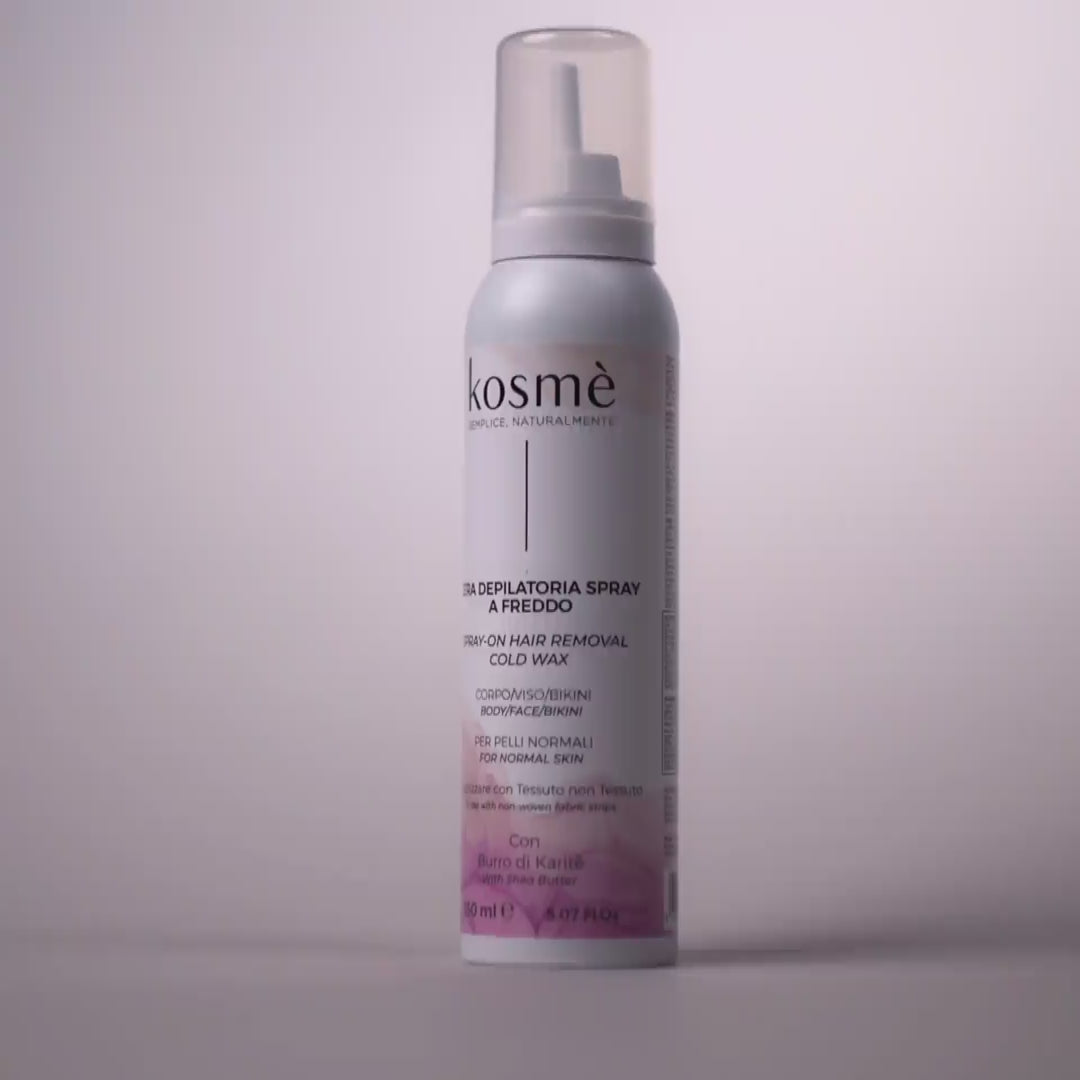 Cera depilatoria in spray a freddo